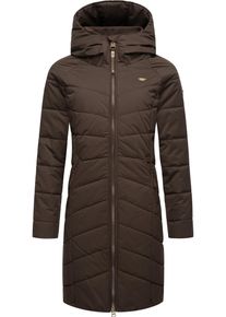 Ragwear Damen Steppmantel "Dizzie Coat", braun, modisch, Gr. XL, Außenmaterial: 100% Polyester, Innenfutter: 100% Polyester, Wattierung: 100%