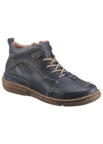 Josef Seibel Damen Schnürboots "NEELE 52", Gr. 36, blau, Leder, sportlich, Schuhe, im sportiven Look