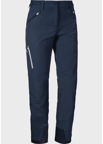 Schöffel SCHÖFFEL Damen Outdoorhose "Pants Cabaray L", blau, sportlich, Gr. 34, Oberstoff : 94% Nylon 6% Elasthan Oberstoff Einsatz: 94% Nylon 6% Elasthan,