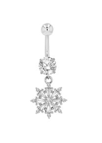 Adelia´s ADELIA ́S Damen Bauchnabelpiercingweiß, neutral, Edelstahl, Piercings