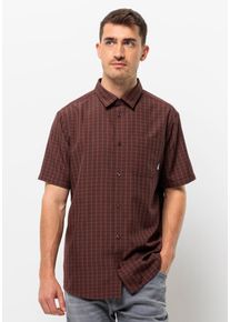 Jack Wolfskin Herren Funktionshemd "EL DORADO SHIRT MEN", braun, Gr. S, OBERSTOFF: 100% POLYESTER, Hemden