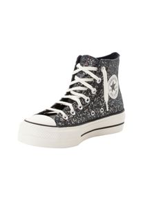 Converse Sneaker "CHUCK TAYLOR ALL STAR LIFT PLATFORM GLITTER", Gr. 37, schwarz, Textil, sportlich, Schuhe