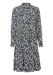 Inspirationen Damen A-Linien-Kleid "Druck-Kleid", beige, Gr. 42, gemustert, 100% Viskose, Kleider