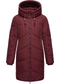 Ragwear Damen Steppmantel "Novista", rot, modisch, Gr. XXL, Obermaterial: 100% Polyester, Futter: 100% Polyester, Wattierung: 100% Polyester,