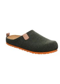 Rohde Herren Pantoffel "NAPOLI-H", Gr. 41, grün, Filz, klassisch, Schuhe, Clog, Hausschuh, Homeslipper mit herausnehmbarer Innensohle