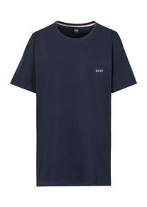BOSS Herren T-Shirt "B-Mix&Match T", Gr. XXXL, blau, Jersey, Obermaterial: 95% Baumwolle, 5% Elasthan, unifarben, casual, Shirts, mit BOSS Stickerei