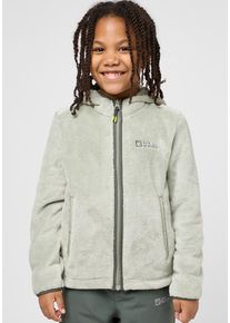 Jack Wolfskin Kinder Fleecejacke "NEPALI JACKET G", grün, Gr. 128, Hauptmaterial: 100% Polyester; Kontrast: 100% Polyester; Futter: 100% Polyester