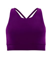 WINSHAPE Damen Sport-Bustier "Functional Comfort Sport-BH SB103C", lila, Gr. L, 85% Polyester, 15% Elasthan, BHs, mit Rücken-Applikation