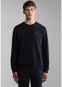 Napapijri Herren Sweatshirt "BALIS", blau, casual, Gr. XL, unifarben, Sweatware, Obermaterial: 80% Baumwolle, 20% Polyester, Sweatshirts