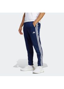 Herren Sporthose "TRAIN ESSENTIALS 3STREIFEN", blau, sportlich, Gr. S, adidas Performance, clean, Obermaterial: 100% Polyester, Hosen, atmungsaktive