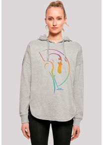 F4NT4STIC Damen Kapuzenpullover "Buzz Lightyear Blended Stare", grau, casual, Gr. XL, Obermaterial: 100% Baumwolle, Pullover, Premium Qualität