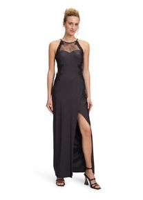 Vera Mont Damen Abendkleid "Vera Mont Abendkleid mit Patches", grau, feminin, Gr. 44, Jersey, Obermaterial: 86% Polyamid, 14% Elasthan. Besatz: 100%