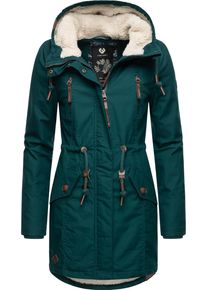 Ragwear Damen Wintermantel "Elsie", grau, casual, Gr. S, Außenmaterial: 65% Polyester, 35% Baumwolle, Innenfutter: 100% Polyester, Wattierung: 100%