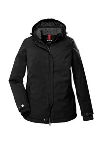 STOY Damen Outdoorjacke "STW 9 WMN JCKT", schwarz, sportlich, Gr. 52, Oberstoff: 100% Polyester, Futter: 100% Polyester, Wattierung: 100% Polyester,