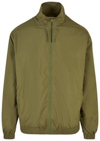 Urban Classics Herren Trainingsjacke "Urban Classics Herren Wide Track Jacket", grün, klassisch, Gr. M, unifarben, 100% Polyester, Jacken