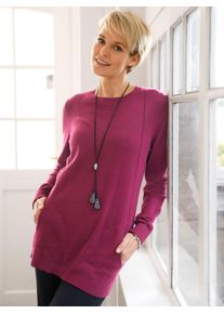 Casual Looks Damen Rundhalspullover "Pullover", rot, Gr. 38, unifarben, 50% Viskose, 28% Polyester, 22% Polyamid, Pullover