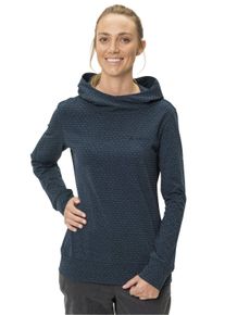 Vaude Damen Kapuzenpullover "TUENNO", blau, sportlich, Gr. 44, Obermaterial: 55% Wolle, 40% Polyester, 5% Elasthan, Pullover