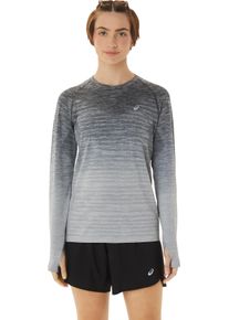 asics Damen Laufshirt "SEAMLESS LS TOP"carrier grau, glacier grau, sportlich, Gr. XL, Obermaterial: 64% Nylon, 36% Polyester, Shirts
