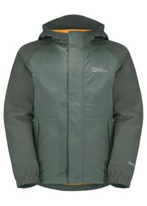 Jack Wolfskin Kinder Regenjacke "TUCAN JACKET K", grün, Gr. 104, OBERSTOFF 100% POLYESTER, FUTTER 100% POLYESTER, Jacken