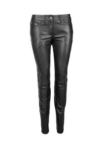 JCC Damen Lederhose "31020262", schwarz, Gr. 46, Obermaterial: 100% Lammleder, Hosen