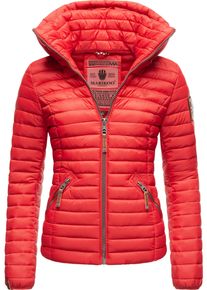 Marikoo Damen Steppjacke "Löwenbaby", rot, modisch, Gr. S, Oberstoff: 100% Nylon, Futter: 100% Polyester, Wattierung: 100% Polyester, Ärmelfutter: