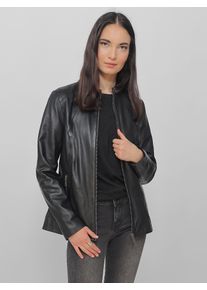 JCC Damen Lederjacke "31023627", schwarz, Gr. 40, Obermaterial 100% Lammleder / Futter: 100% Polyester, Jacken