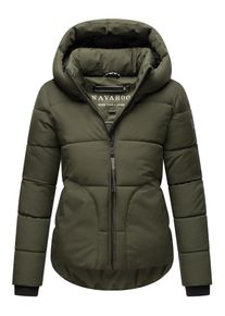 Navahoo Damen Steppjacke "Lachperle XIV", grün, Basic, Gr. XXL, Obermaterial: 100% Polyester (recycelt), Futter: 100% Polyester (recycelt),