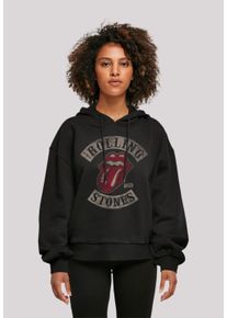 F4NT4STIC Damen Kapuzenpullover "The Rolling Stones Tour '78", schwarz, casual, Gr. XXL, Obermaterial: 100% Baumwolle, Pullover, Print