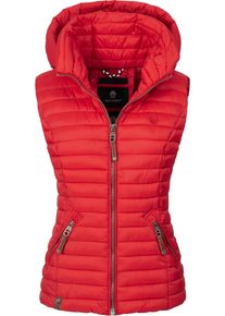 Navahoo Damen Steppweste "Shadaa", rot, modisch, Gr. S, Oberstoff: 100% Nylon, Futter: 100% Polyester, Wattierung: 100% Polyester, Westen, stylische