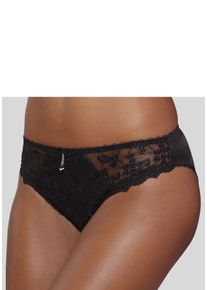 Lascana Damen Slip, Gr. 52, schwarz, Microtouch, Obermaterial: 50% Polyamid, 30% Polyester, 20% Elasthan, Unterhosen, Dessous mit schöner