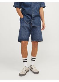 Jack & Jones JACK & JONES Herren Shorts "JJICHRIS JJCOOPER SHORTS SBD 920 SN", blau, Basic, Gr. L, unifarben, Denim/Jeans, Obermaterial: 100% Baumwolle, Hosen