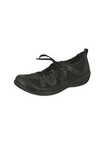 Damen Schnürschuh "Eva", Lei by tessamino, Gr. 39, schwarz, Leder, Kunstfaser, casual, Schuhe, aus echtem Leder