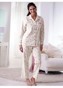 wäschepur WÄSCHEPUR Damen Schlafanzug, Gr. 52, rosa, 100% Baumwolle, Homewear-Sets