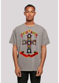 F4NT4STIC Herren T-Shirt "Guns 'n' Roses Appetite For Destruction", grau, casual, Gr. S, Obermaterial: 100% Baumwolle, Shirts, Premium Qualität