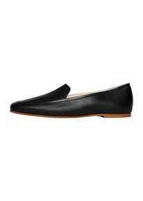 Henry Stevens Damen Loafer "Audrey HVL Businessschuh", Gr. 36, schwarz, Leder, elegant, Schuhe, Damen Halbschuhe Leder handgefertigt, Slipper