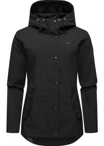 Ragwear Damen Softshelljacke "Margge Shell", schwarz, sportlich, Gr. L, Obermaterial: 100% Polyester; Innenfutter: 100% Polyester, Jacken,
