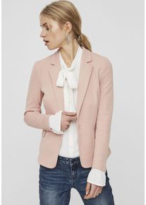 Véro Moda VERO MODA Damen Jerseyblazer "VMJULIA LS BLAZER", rosa, feminin, Gr. 38, unifarben, Jersey, Obermaterial: 66% Polyester, 34% Baumwolle, Blazer