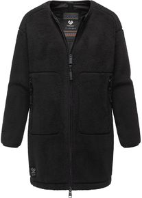 Ragwear Damen Plüschjacke "Fouzy", schwarz, casual, Gr. XXL, Obermaterial: 100% Polyester, Innenfutter: 100% Polyester, Jacken, flauschige