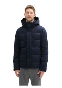 Tom Tailor Herren Steppjacke, blau, casual, Gr. XXXL, unifarben, Steppware, Obermaterial: 100% Polyester. Futter: 100% Polyester, Jacken, mit Kapuze