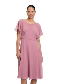 Vera Mont Damen Cocktailkleid "Vera Mont Cocktailkleid kurzarm", rosa, feminin, Gr. 38, Chiffon, Obermaterial: 100% Polyester. Futter: 100%