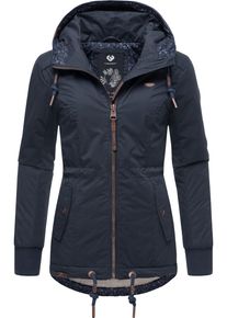 Ragwear Damen Winterjacke "YM-Danka", blau, casual, Gr. XXXL, Außenmaterial: 100% Polyester, Innenfutter: 100% Polyester, Wattierung: 100% Polyester,