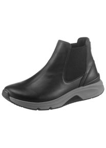 Damen Chelseaboots, Gabor Rollingsoft, Gr. 38, schwarz, Kalbsleder, sportlich, Schuhe, mit sportiver Sohle
