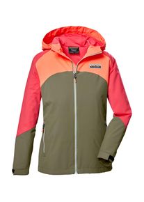 Killtec Kinder Outdoorjacke "KOS 335 GRLS JCKT", grün, sportlich, Gr. 140, Oberstoff: 100% Polyester, Futter: 100% Polyester, Jacken