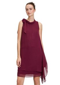 Vera Mont Damen Cocktailkleid "Vera Mont Cocktailkleid ohne Arm", rot, feminin, Gr. 42, Chiffon, Obermaterial: 100% Polyester. Futter: 100%