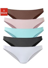 H.I.S. H.I.S Damen Bikinislip, Gr. 32, bunt, Microfaser, Obermaterial: 95% Polyamid, 5% Elasthan, unifarben, Unterhosen, aus weicher Microfaserqualität