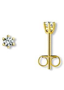 ONE ELEMENT Damen Paar Ohrhänger "Zirkonia Ohrringe Ohrstecker aus 333 Gelbgold", Damen, Gelbgold 333, gold, Gelbgold 333, Ohrringe, Damen Gold