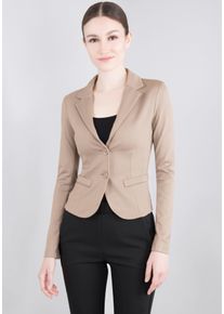 Imperial Damen Kurzblazer, grau, feminin, Gr. M, Web, Obermaterial: 60% Viskose, 35% Polyamid, 5% Elasthan, Blazer, mit Stretch