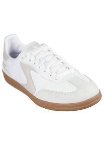 Skechers Damen Sneaker "HOTSHOT-KICKOFF", Gr. 37, weiß, Lederimitat, Veloursleder, sportlich, Schuhe, Retro Sneaker, Schnürschuh mit