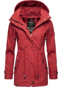 Marikoo Damen Outdoorjacke "Nyokoo", rot, modisch, Gr. L, Oberstoff: 100% Baumwolle; Futter: 100% Polyester; Wattierung: 100% Polyester; Ärmelfutter: