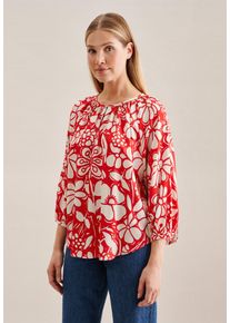 Seidensticker Damen Tunika "Schwarze Rose", rot, Gr. 36, geblümt, 100% Viskose, Tuniken
